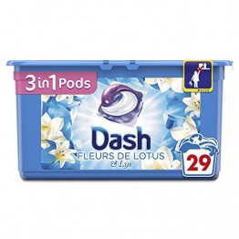 DASH & Lenor 3 in 1 skalbimo kapsulės 29 vnt